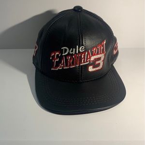 Leather Dale Earnhardt hat